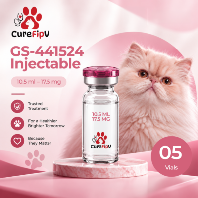 GS-441524 Injectable 10.5 ml - 17.5 mg (5 vails)