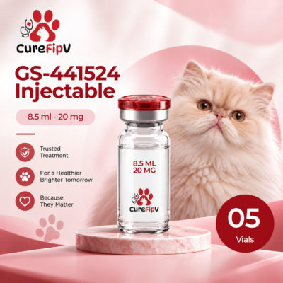 GS-441524 Injectable 8.5 ml -20 mg (5 vails)