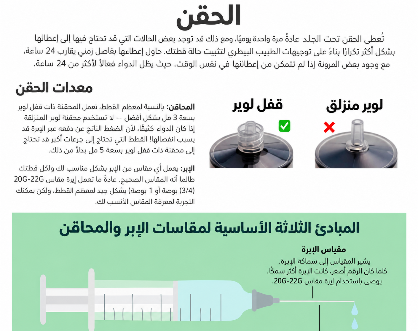معدات حقن GS